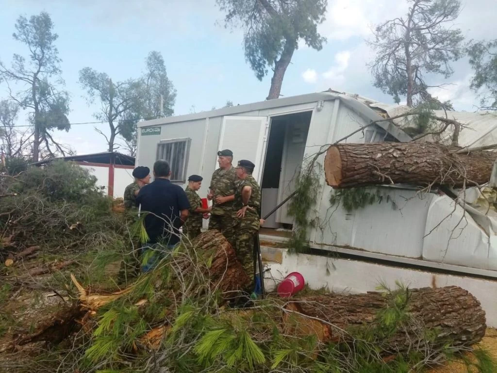 ΓΕΣ: Έδωσε το «παρών» ο Αντιστράτηγος Φλώρος στα ΚΑΑΥ Χαλκιδικής (εικόνες)